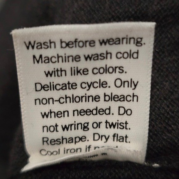 Croft & Barrow Mens XXL Black Grey Argyle V Neck Long Sleeve Sweater - Picture 4 of 5